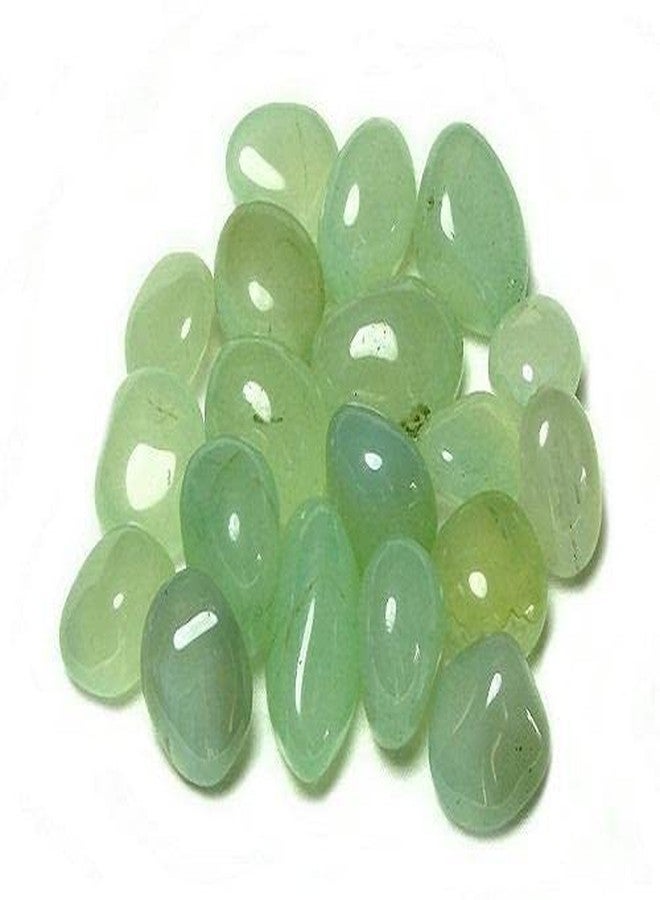 TOI Shop Green Agate Tumble/Pebbles Stone. for Reiki, Crystal, Vastu, Fang Shui Aura, Home Decor, Office Decor, Gifting, Good Luck, showpiece etc. (Green Onyx, 400 gm) - Image 1